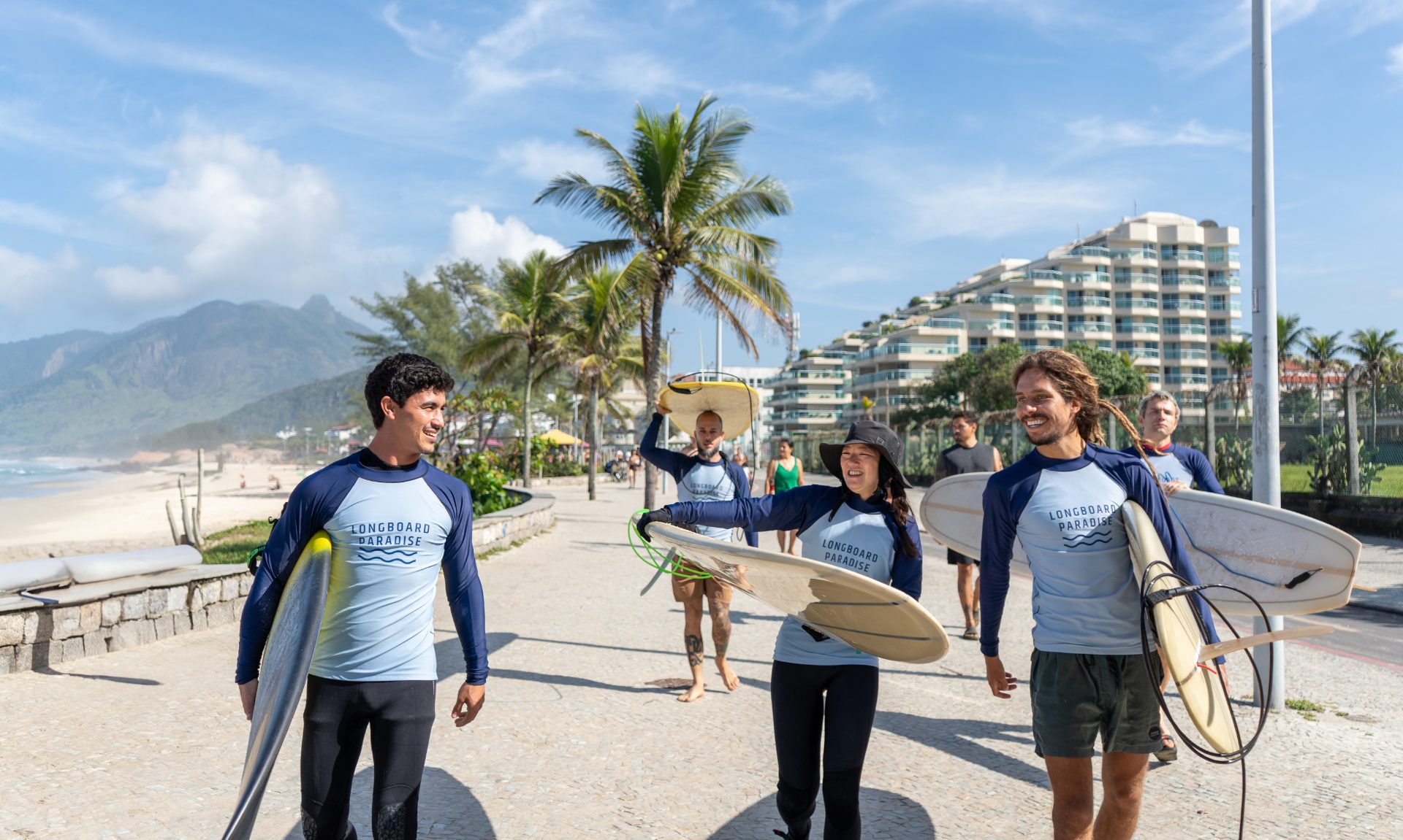 Surf beach at Praia da Macumba, Rio de Janeiro